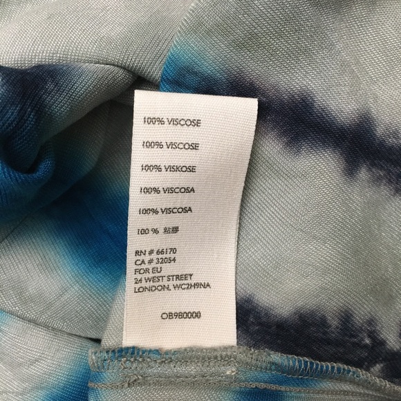 Free People Tie Dye Velvet Midi Skirt NEW - Picture 8 of 8